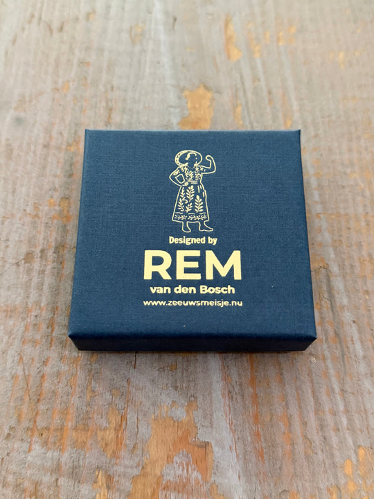 Deksel Sieradendoos Rem van den Bosch broche 