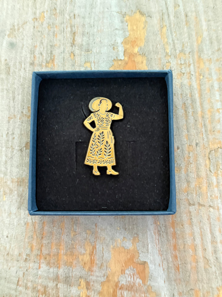 Broche Zeeuwse Meisje in sieradendoos