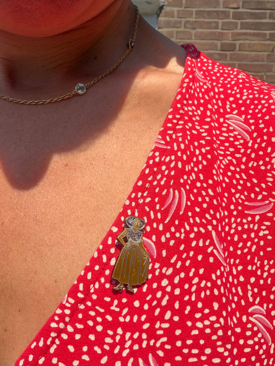 Broche met Nieuwlandse boern , mock up 