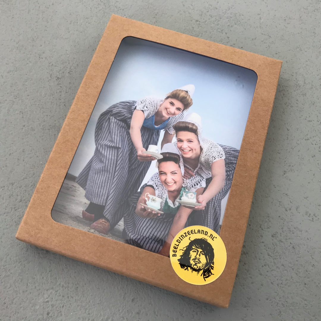 Cadeauverpakking Zeeuws Meisje met koffie 