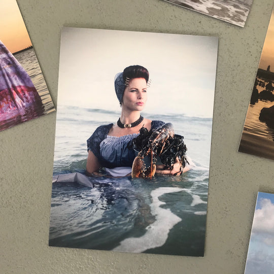 detailfoto kaartenset Eline met de kreeft 