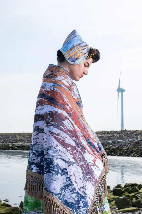 Esmee in UNESCO Geopar Schelde Delta dracht op Neeltje Jans 