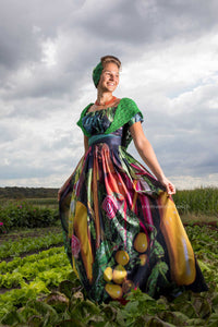 Joyce in modern Walcheren vegetable attire
