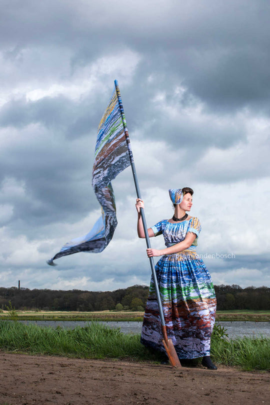 Veerle in de UNESCO Geopark Schelde Delta dracht 