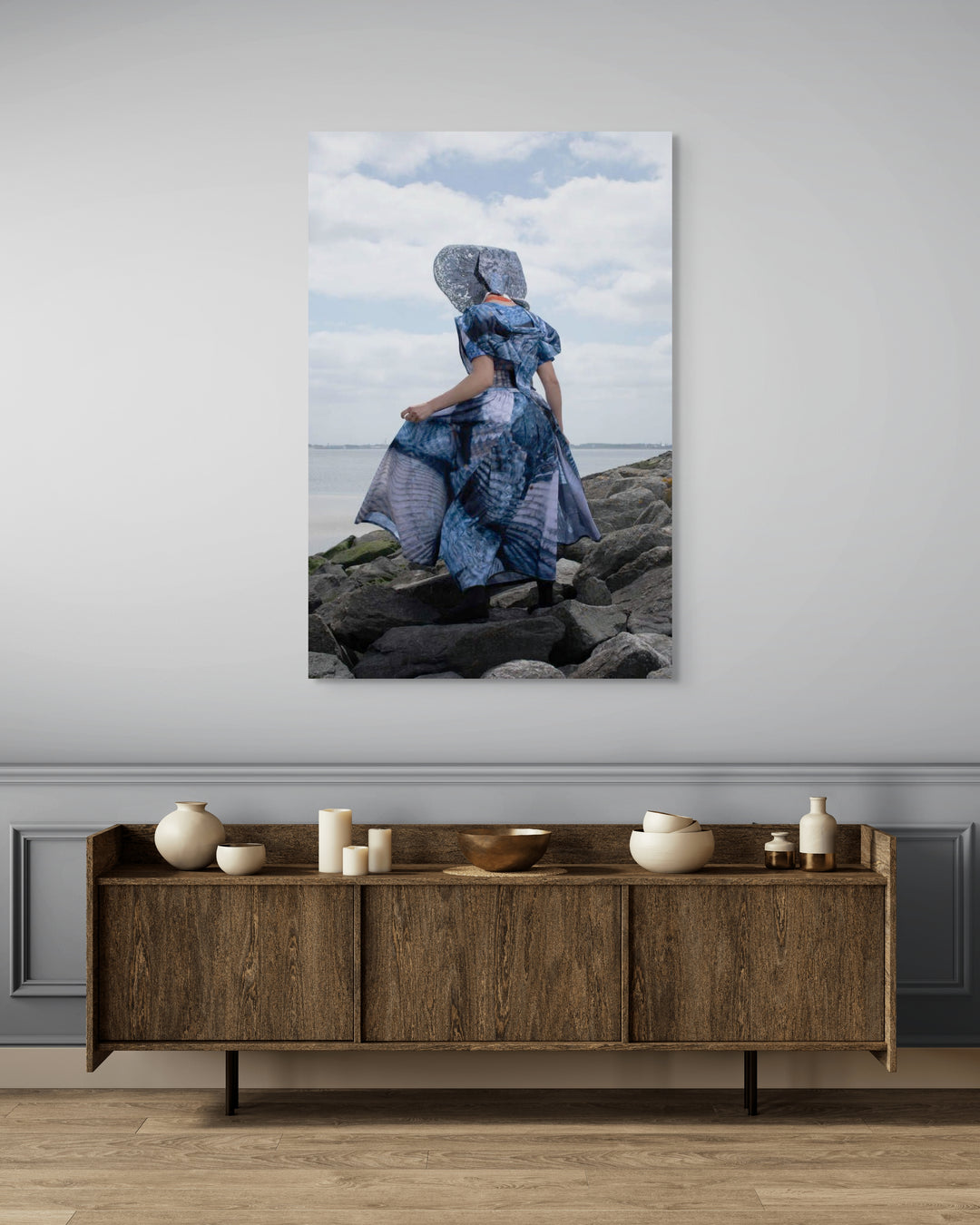 Mock up Achteraanzicht moderne Zuid-Bevelandse dracht 