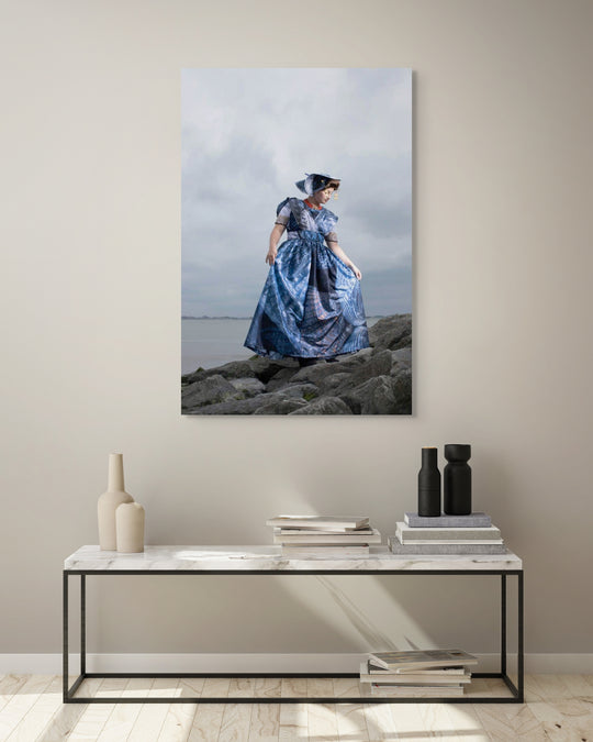 Mock up Merit in moderne Nieuwlandse dracht 