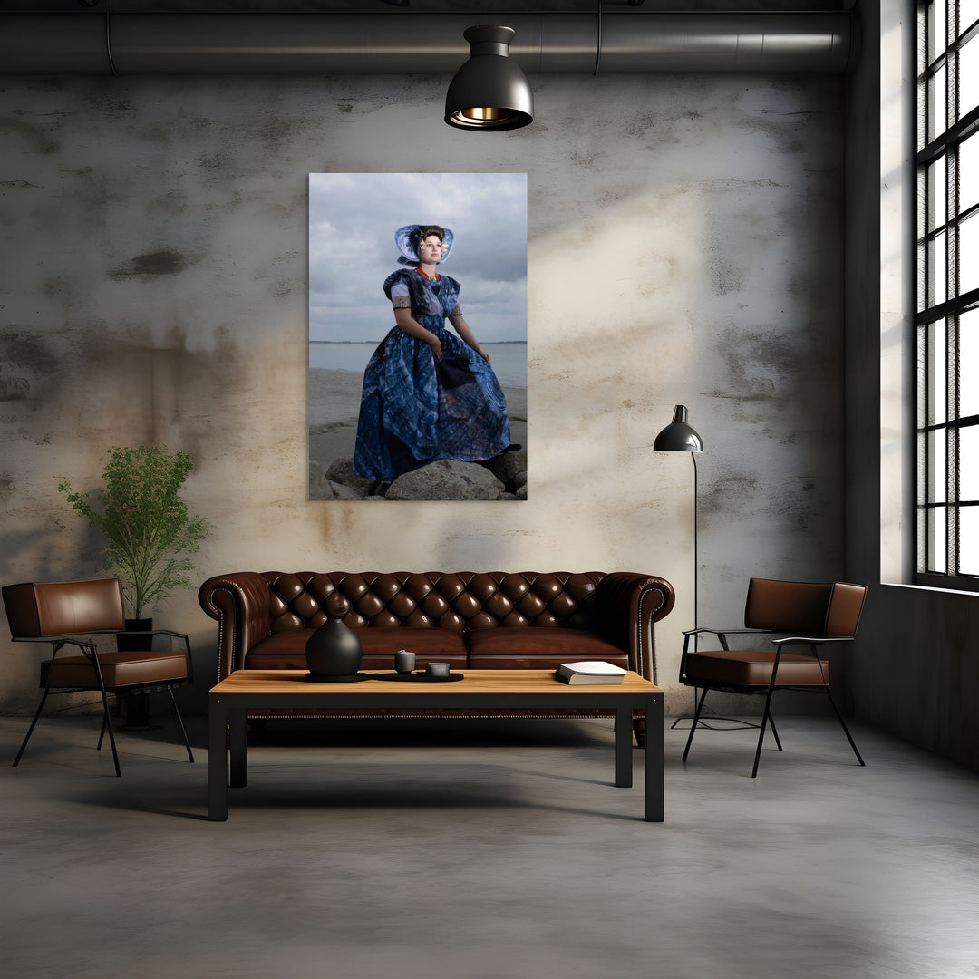 Mock up Merit in moderne Nieuwlandse dracht 