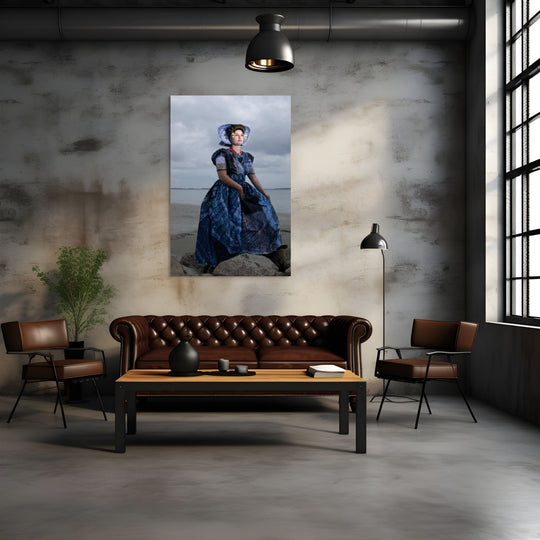 Mock up Merit in moderne Nieuwlandse dracht 