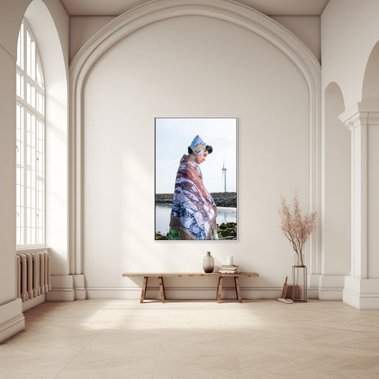 Mock up Esmee in UNESCO Geopar Schelde Delta dracht op Neelt
