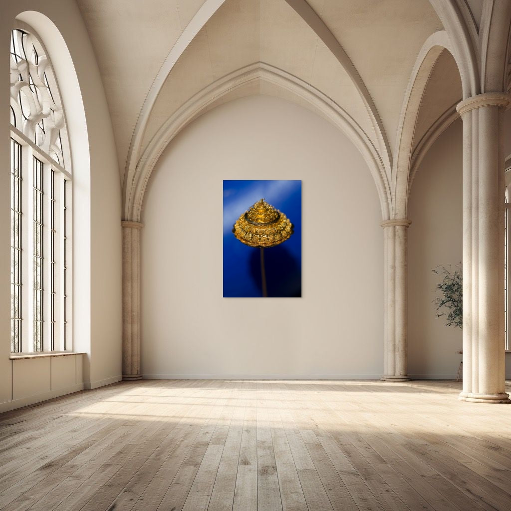 Arnemuidse speld op blauwe achtergrond Rem van den Bosch 