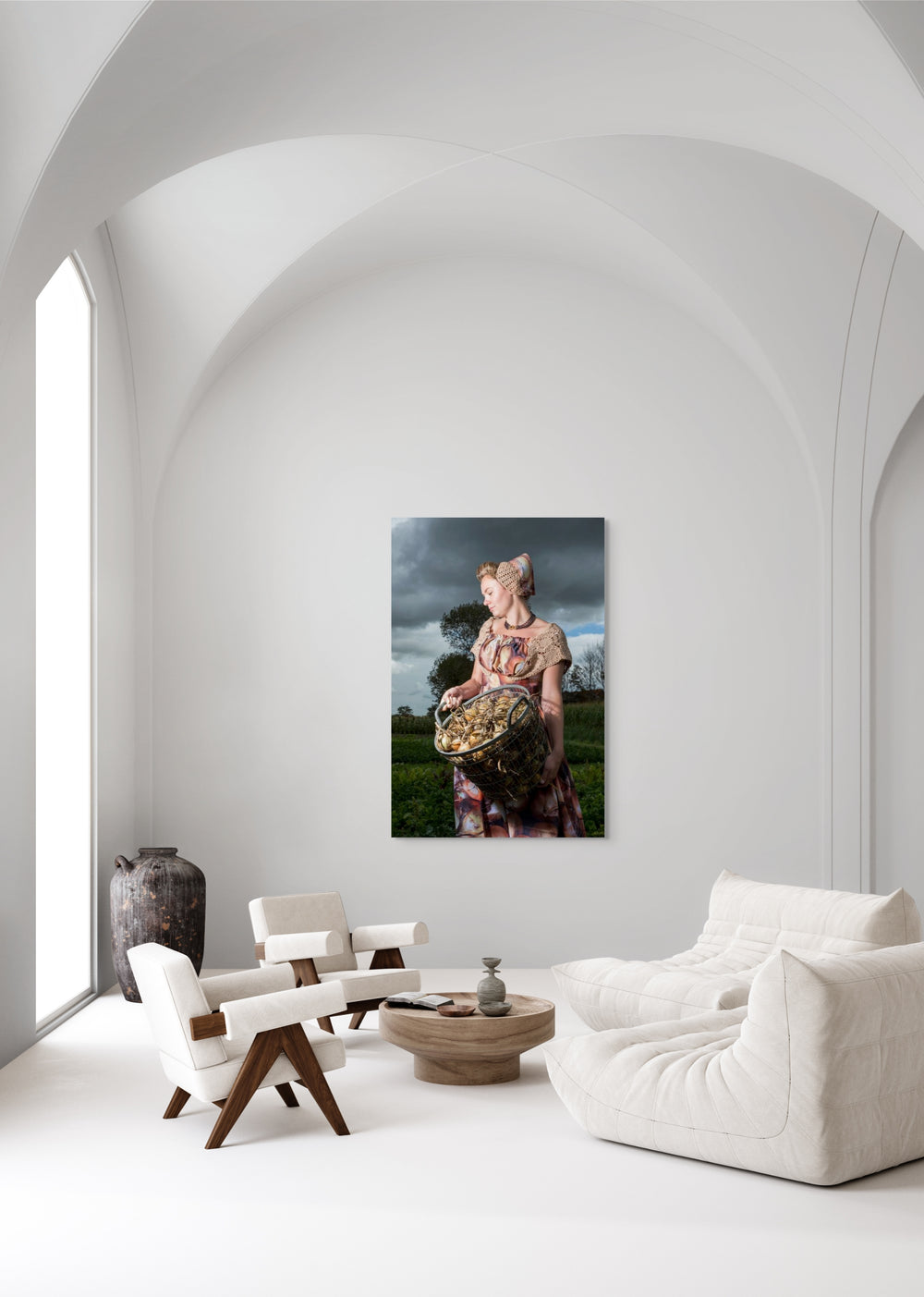 Wandkunst, Lois in moderne Walcherse uiendracht, muurdecoratie, Rem van den Bosch 