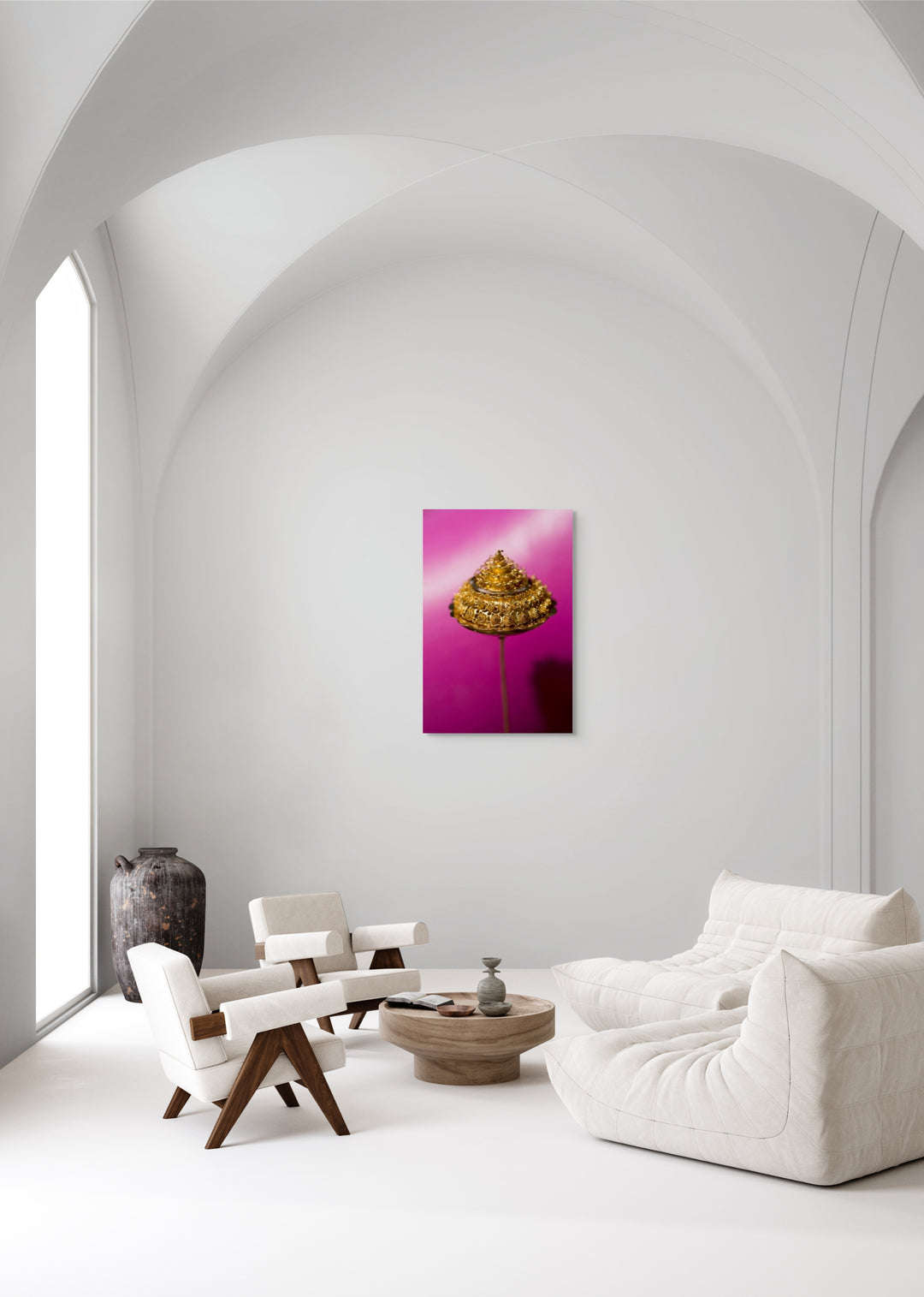 wall art arnemuidse speld Rem van Den Bosch roze achtergrond 