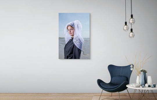 portret Anouk in de dracht van schouwen Rem van Den Bosch 