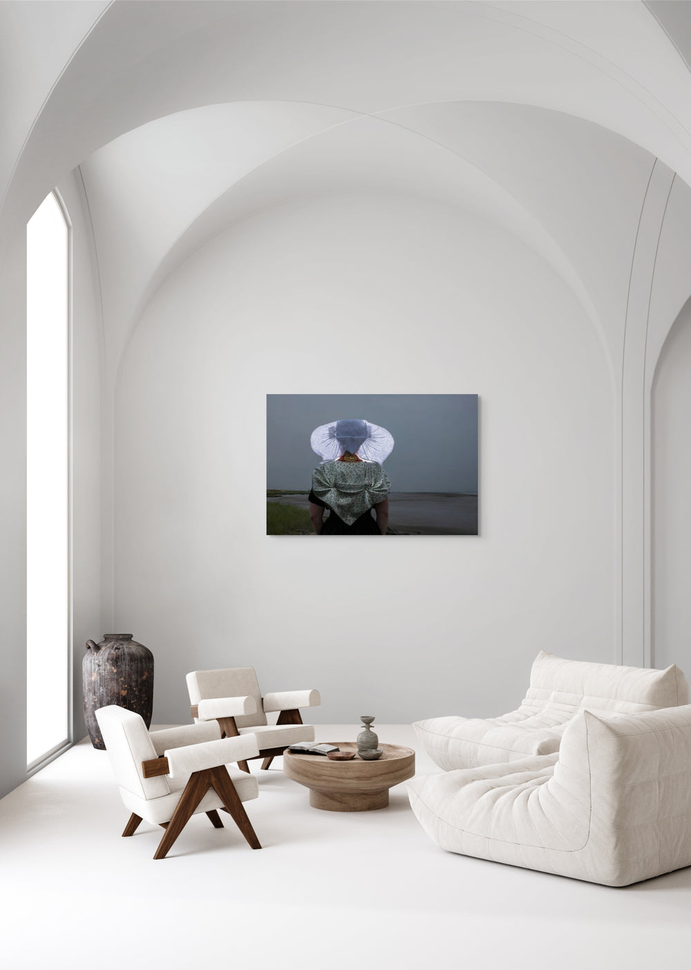 liggend beeld achterkant Bevelandse muts Rem van den Bosch 