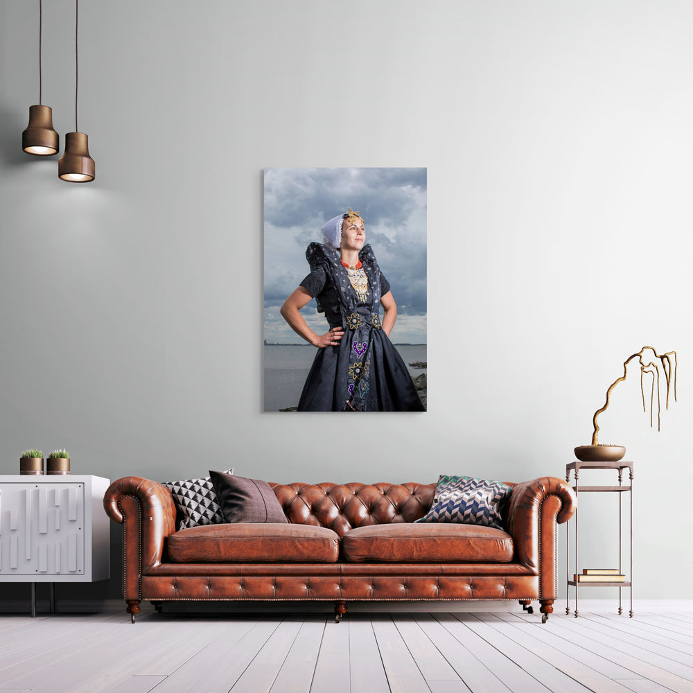 Ilyana in de dracht van Axel, portret van Rem van den Bosch 
